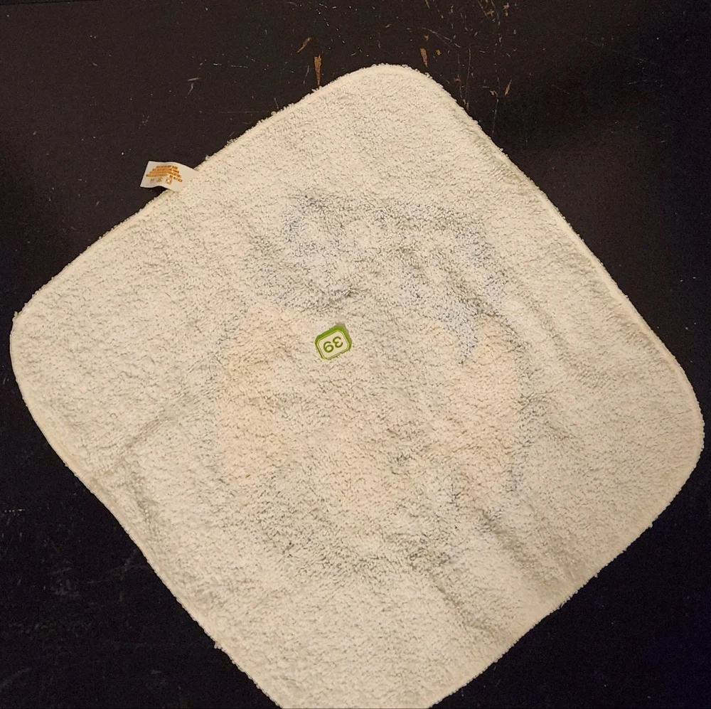 Vintage 1984 Wendy's Fast Food Where's The Beef? Bath Washcloth